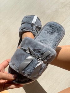 Papuci cod: Fluffy-2 Grey