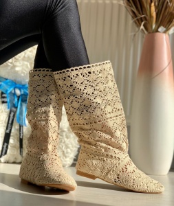 Cizme de vară cod: W-01 Beige