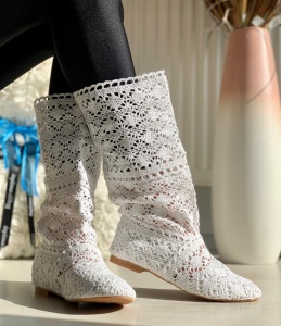 Cizme de vară cod: W-01 White
