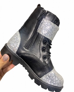 Ghete Cod: 00236 Black/Silver