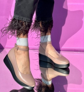 Pantofi Casual Cod:W-32 Nude