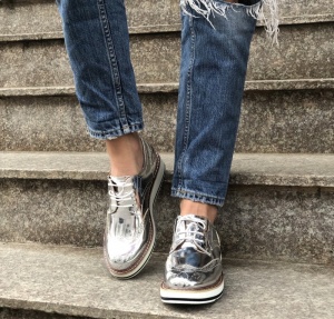 Pantofi Cod : 7A129 Silver