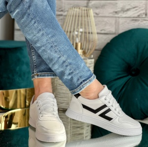 Pantofi Sport Cod: A55 White/Black