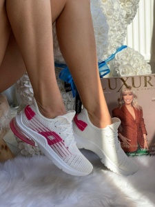 Pantofi sport cod: LT161-2 White/Peach