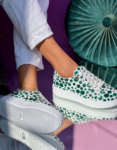 Pantofi Sport Cod: SX81 White/Green