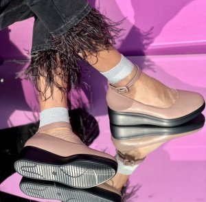 Pantofi Casual Cod:W-32 Nude