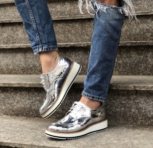 Pantofi Cod : 7A129 Silver