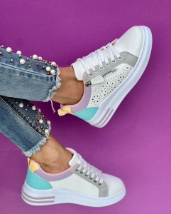 Pantofi sport cod:AB982White/Purple