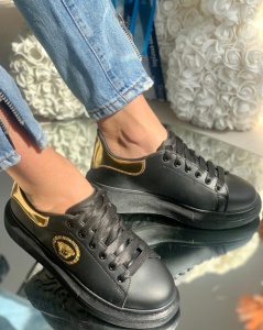 Pantofi Sport Cod: FCL701-4 Black/Gold