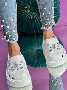 Saboti (CROCS) Cod: F-120 White