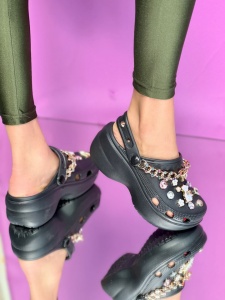 Saboti (CROCS) Cod: F-130 Black
