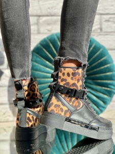 Ghete cod: CB-108 Black/Leo