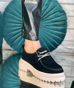Pantofi Casual cod:V666 Black