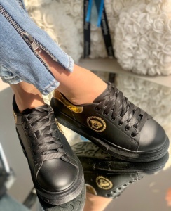 Pantofi Sport Cod: FCL701-4 Black/Gold