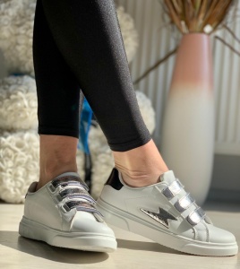 TENISI COD: 19198 WHITE/SILVER