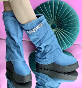 Cizme Cod: ZK8D-ZX8045-03 Denim Blue