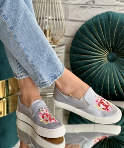 Espadrile Cod: H2126 Grey