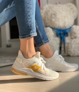 Pantofi sport cod: LT161-2 White/Yellow