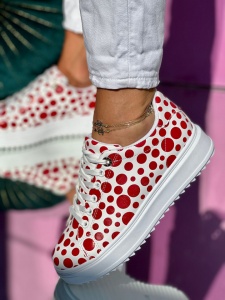 Pantofi Sport Cod: SX81 White/Red