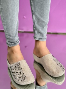 Papuci Cod: 77962 Beige