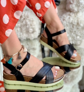 Sandale cod: 1015 Black