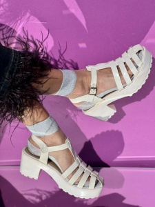 Sandale Cod: 6-157 White