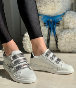 TENISI COD: 19198 WHITE/SILVER