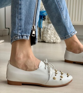 Pantofi Cod: 1602 White