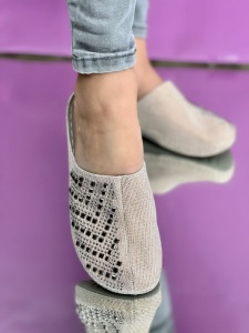 Papuci Cod: 77962 Beige