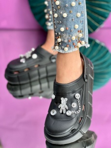 Saboti (CROCS) Cod: F-120 Black