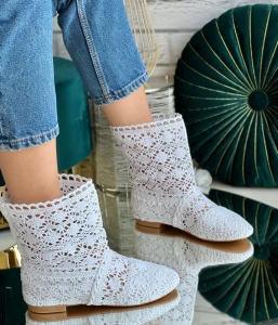 Cizme de vară cod: W-02 White