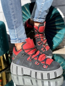 Ghete sport cod: Eda Fashion 1 Red