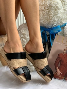 Papuci cod: Eda Fashion Black