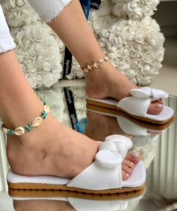 Papuci Dama cod: 888 White