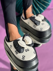 Saboti Cod: 658 Black/White