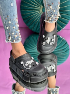 Saboti (CROCS) Cod: F-120 Black