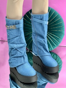 Cizme Cod: ZK8D-ZX8045-03 Denim Blue