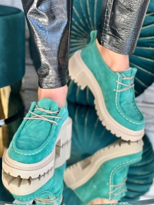 Pantofi Casual cod:V666 Green