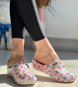 Papuci Dama cod: 112 FLOWER RED