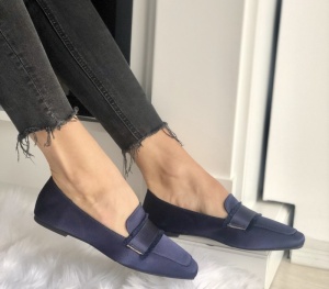 Pantofi Cod: KFL-508 Navy Satin