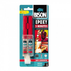 Adeziv rapid bicomponent Bison Epoxy 5minute, 2x12ml, blister