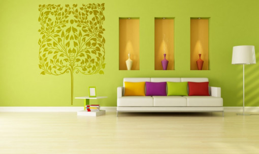 STICKER GOLD TREE