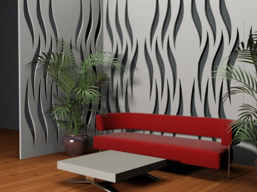 PERETE DECORATIV ELEGANT WAVES