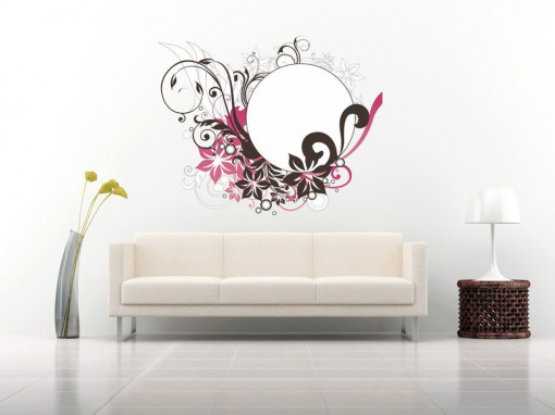 STICKER PURPLE FLOWER