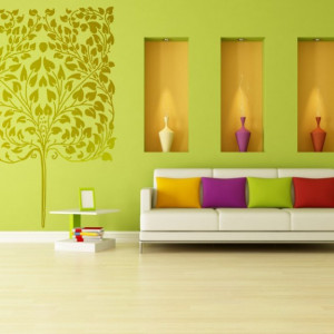 STICKER GOLD TREE