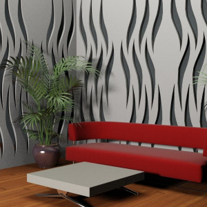 PERETE DECORATIV ELEGANT WAVES