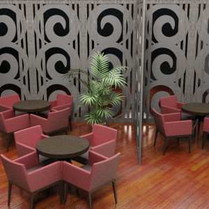 PERETE DECORATIV ELEGANT CUT