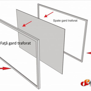 Gard metalic decupat , IFUEX