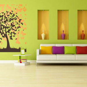 STICKER BUTTERFLY - TREE