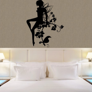STICKER DECO - BLACK AND WHITE WOMAN